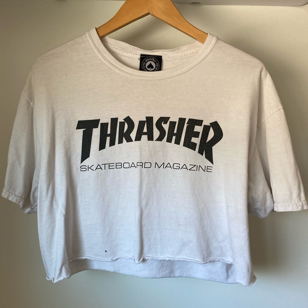 Thrasher Cropped Tee